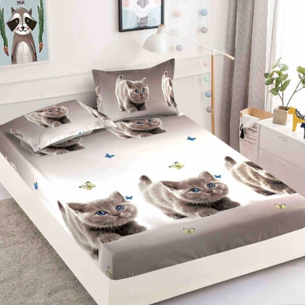 husa finet cu pisicute blue eyes cat