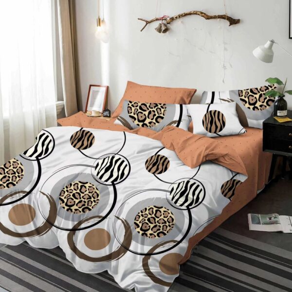 lenjerie alb maro cu cercuri