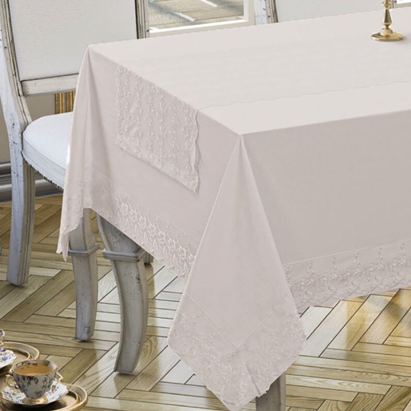 fata de masa joie cu runner culoare gri 160 x 220 aproape fata de masa joie cu runner culoare gri 160 x 220 aproape