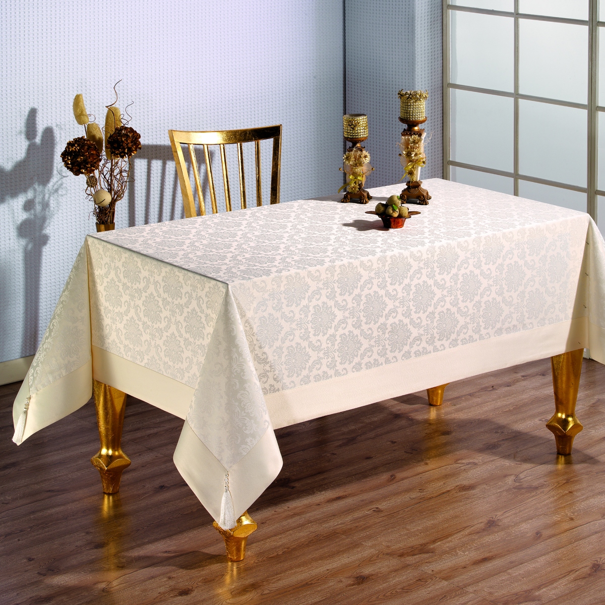 fata de masa policoton tabe culoarea crem fata de masa policoton tabe culoarea crem