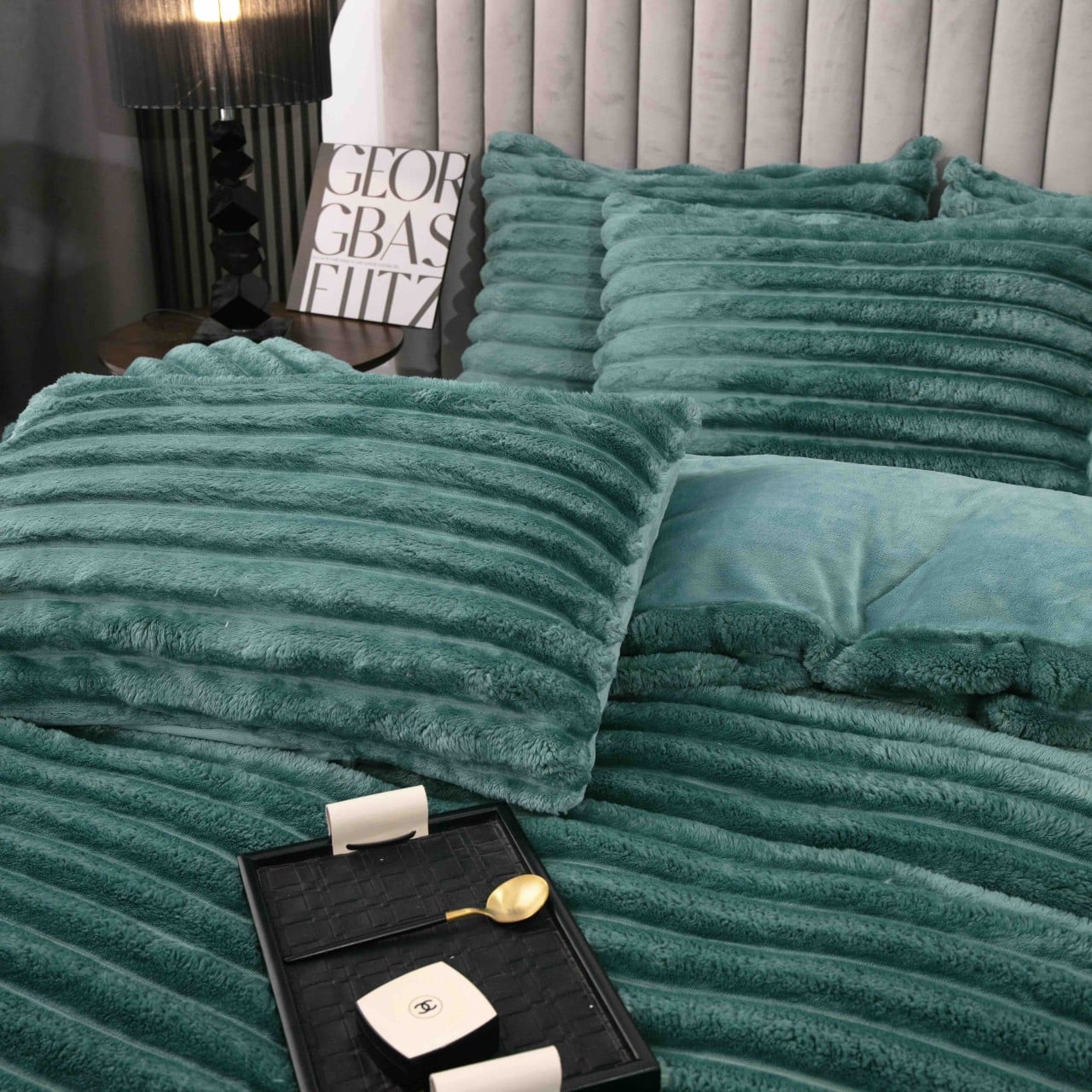 lenjerie cocolino cu dungi cearceaf cu elastic - verde deschis aproape lenjerie cocolino cu dungi cearceaf cu elastic - verde deschis aproape