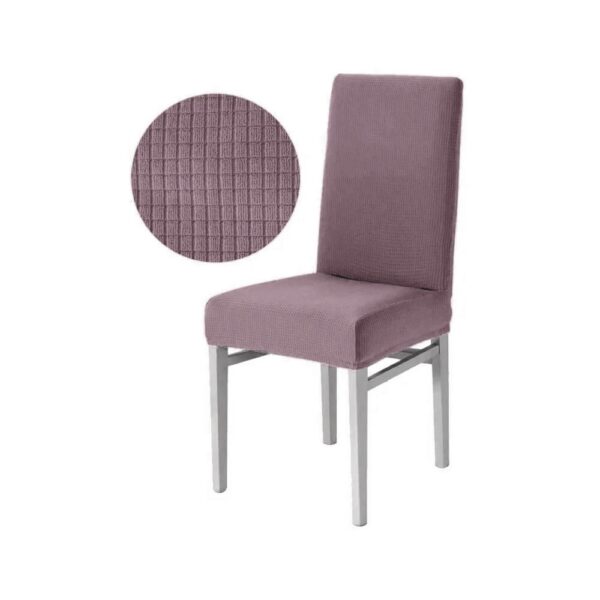 husa scaun gri lila