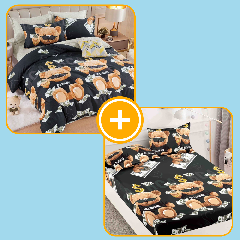 pachet lenjerie si husa de pat 2 persoane pachet lenjerie si husa de pat 2 persoane