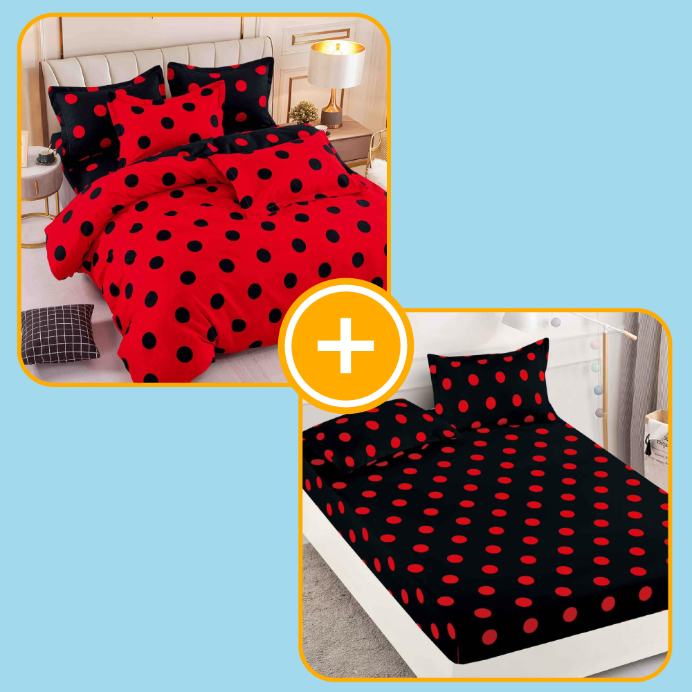 pachet lenjerie si husa de pat 2 persoane pachet lenjerie si husa de pat 2 persoane