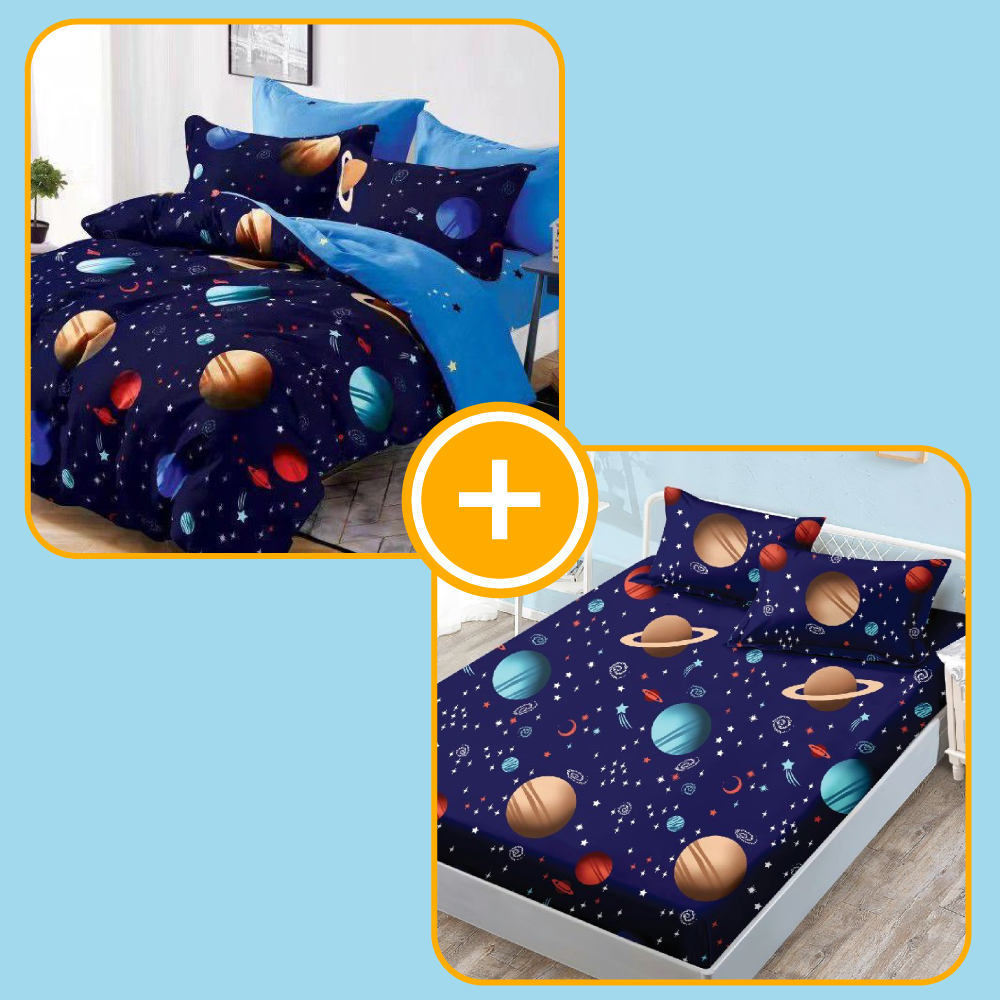 pachet lenjerie si husa de pat 2 persoane pachet lenjerie si husa de pat 2 persoane