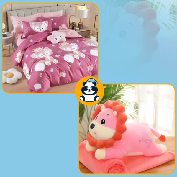 lenjerie 1 persoana + jucarie