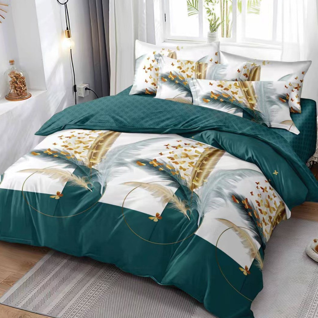 lenjerie turcoaz cu fulgi lenjerie turcoaz cu fulgi