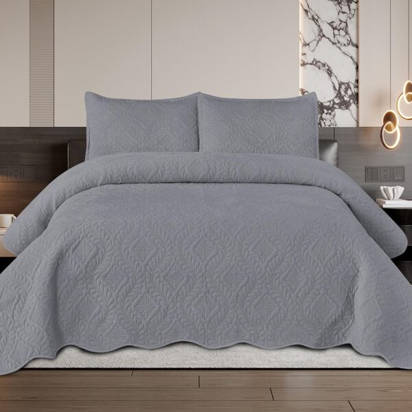 cuvertura catifea gri deschis east comfort