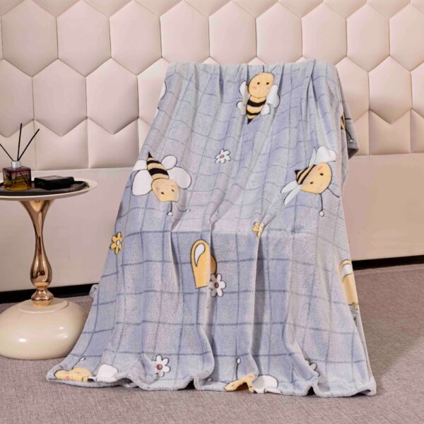 Patura Cocolino Bleu cu Albinute pe scaun