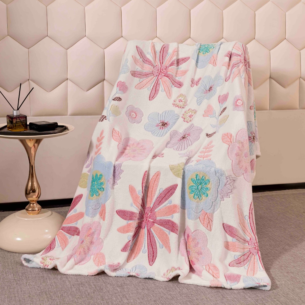 Patura Pink Flowers Scaun