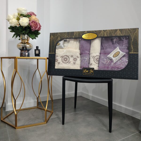 set halate de baie crem_ mov