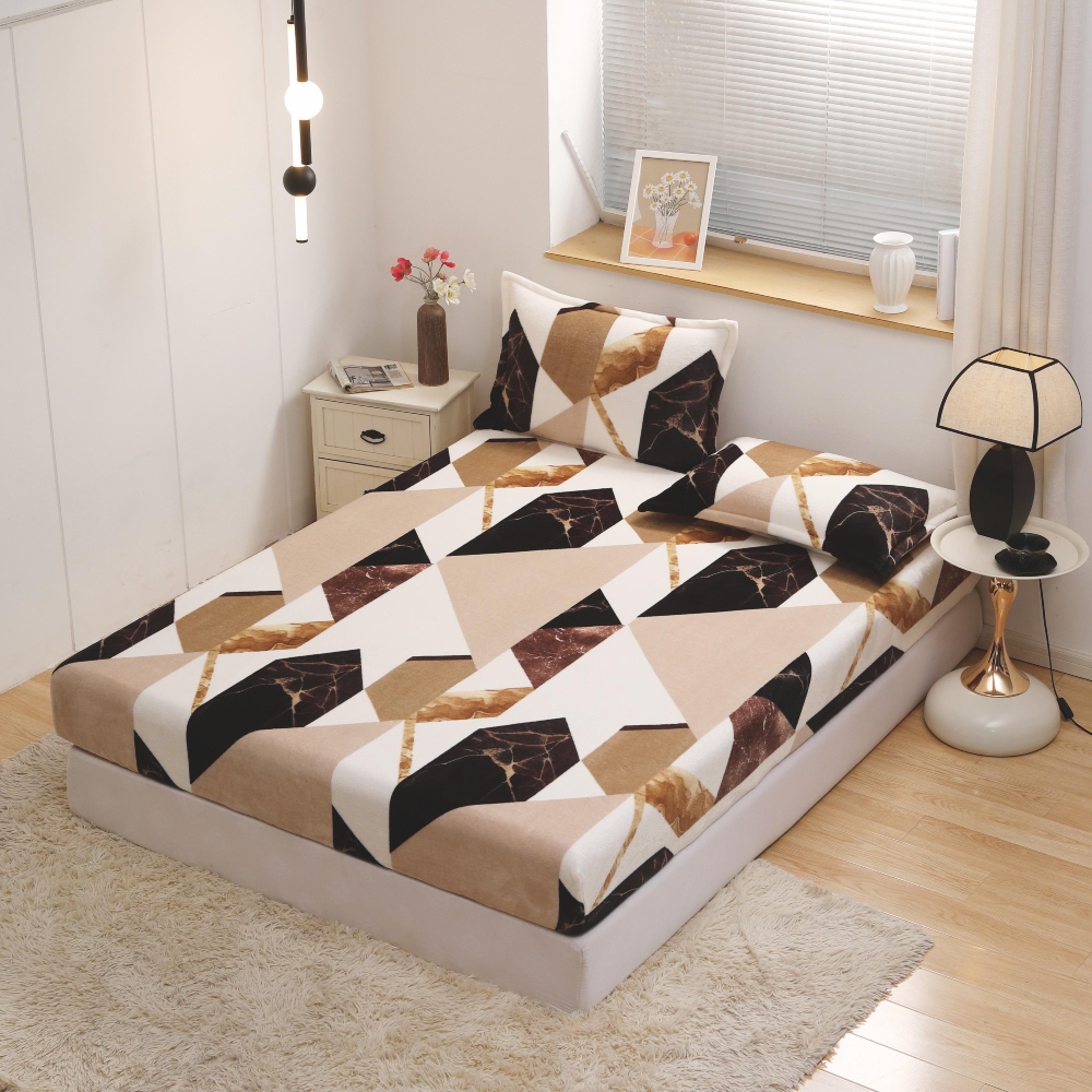 husa de pat cocolino cu forme grometrice colorate husa de pat cocolino cu forme grometrice colorate