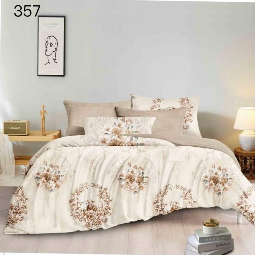 lenjerie de pat bej cu trandafiri maro lenjerie de pat bej cu trandafiri maro