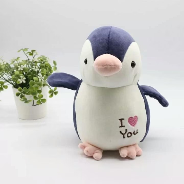 jucarie si patura cadou pinguin albastru jucarie si patura cadou pinguin albastru