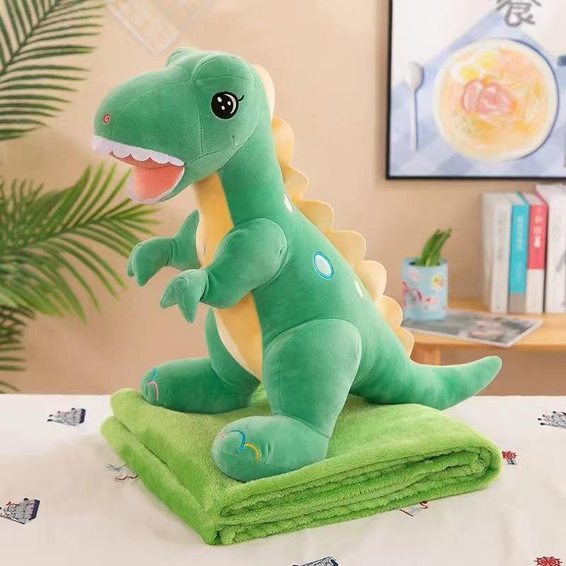 jucarie si patura dinozaur verde trex jucarie si patura dinozaur verde trex