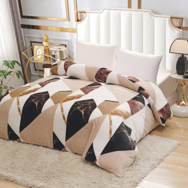 patura cocolino cu diamante bej