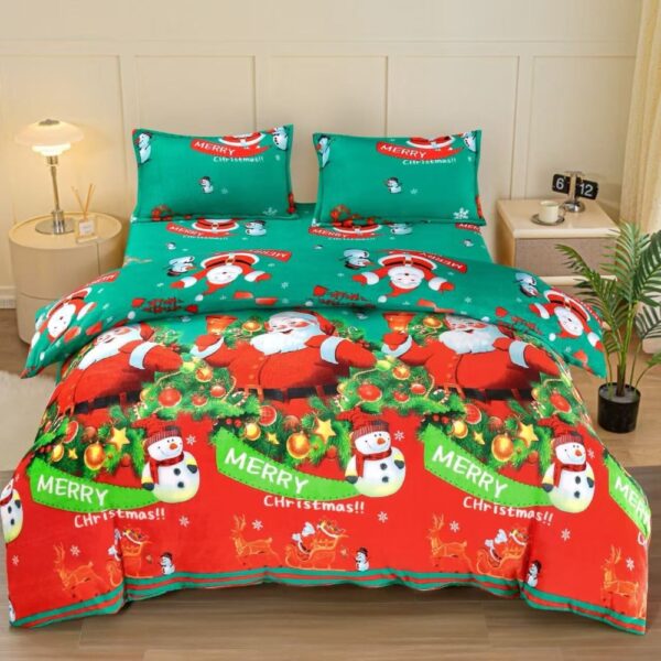 Lenjerie de Craciun Cocolino Green Christmas