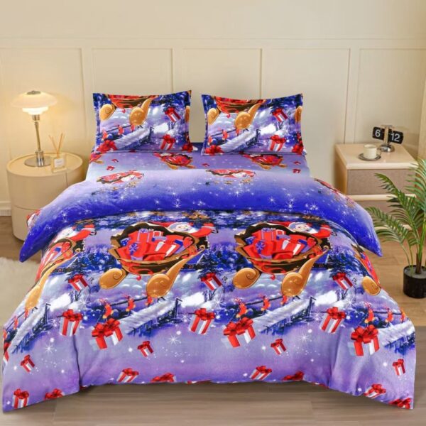 Lenjerie de Craciun Cocolino Purple Christmas Night